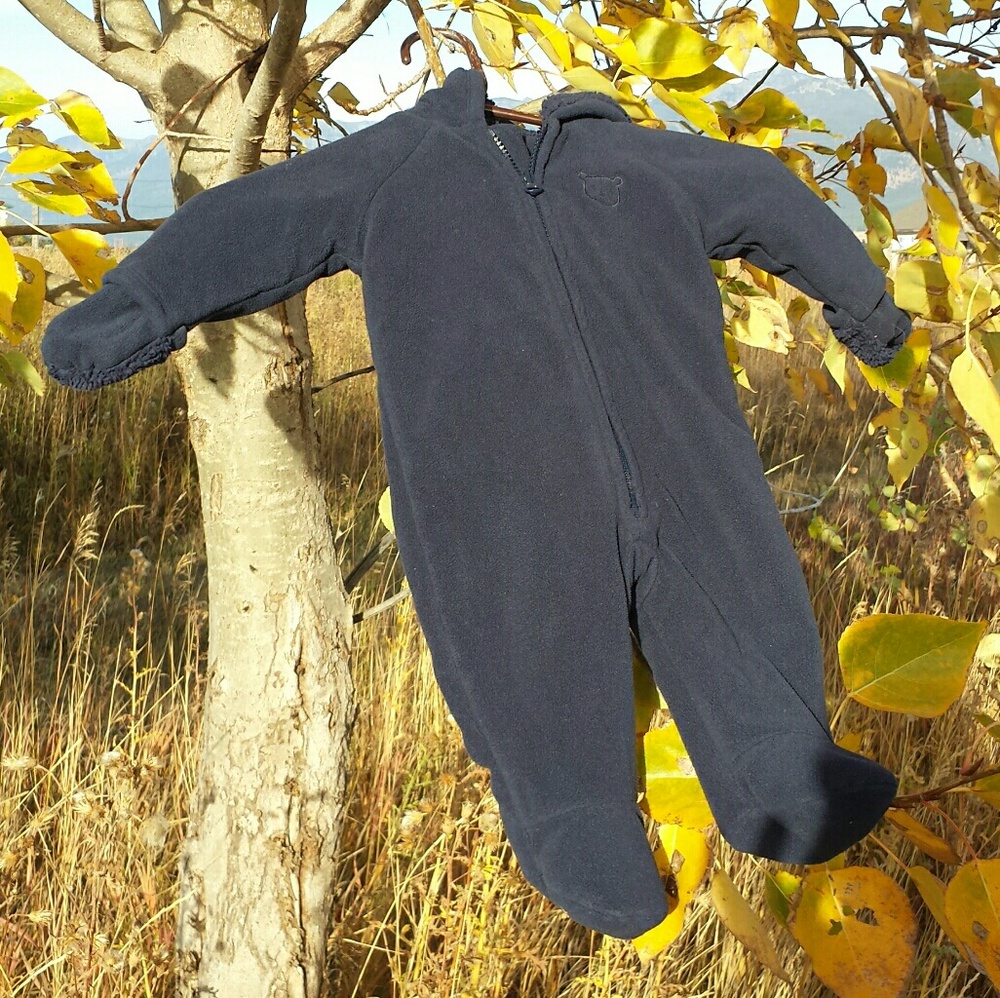 Navy blue teddy bear bunting